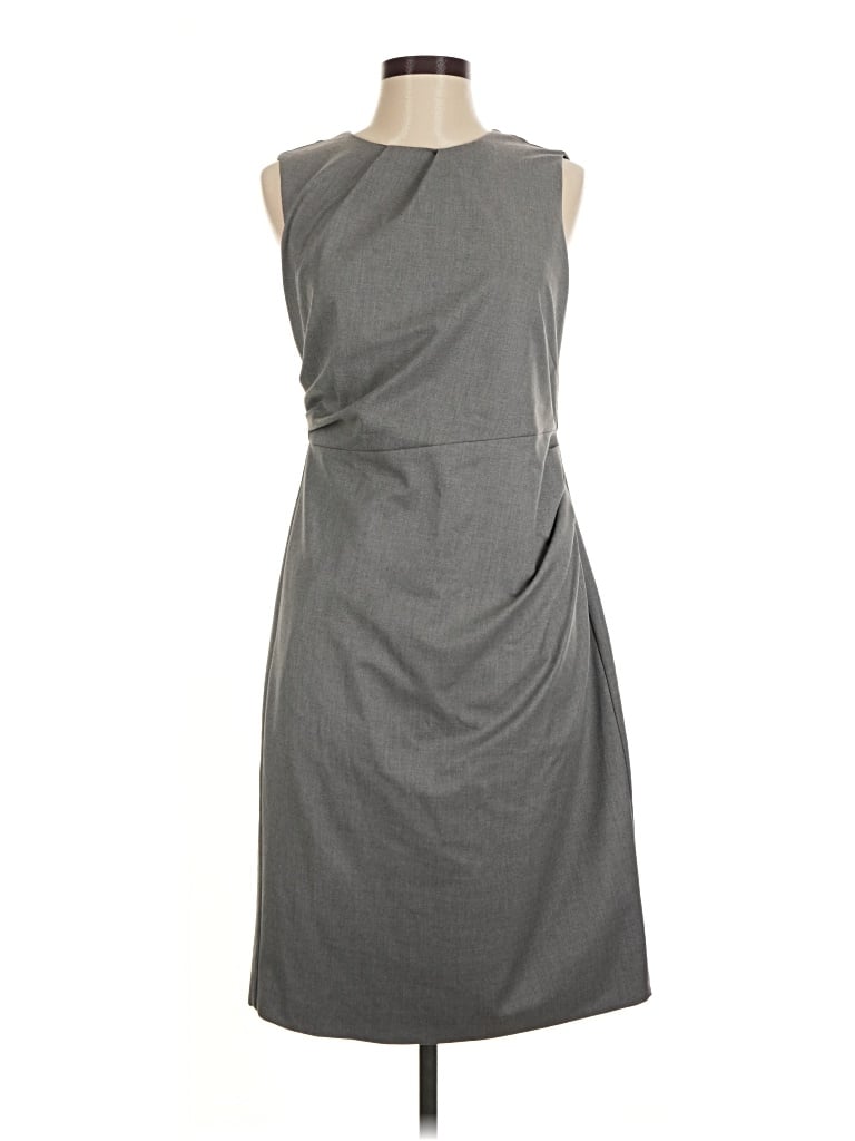 Pre-owned Jcrew Casual Dress In Gray
