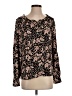 Z Supply 100% Rayon Black Long Sleeve Blouse Size XS - photo 1