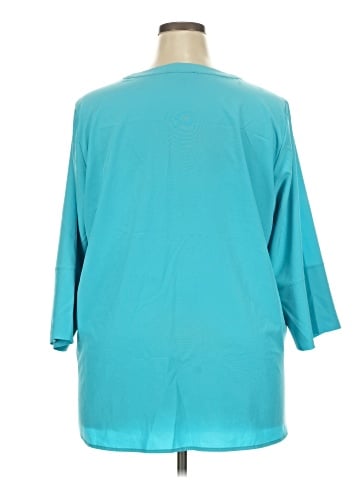 Kelly By Clinton Kelly 3/4 Sleeve Top (view 2)