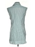 Rag & Bone 100% Cotton Stripes Teal Sleeveless Button-Down Shirt Size XS - photo 2