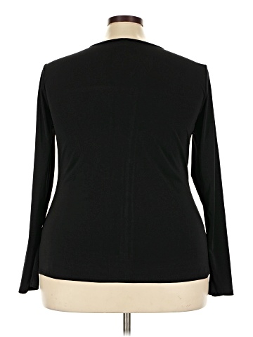 NY Collection Long Sleeve Blouse (view 2)