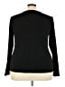 NY Collection Color Block Burgundy Long Sleeve Blouse Size 3X - photo 2