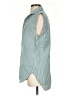 Rag & Bone 100% Cotton Stripes Teal Sleeveless Button-Down Shirt Size XS - photo 5