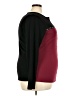 NY Collection Color Block Burgundy Long Sleeve Blouse Size 3X - photo 4