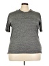 Robert Graham Tweed Gray Short Sleeve Turtleneck Size 3X - photo 1