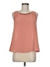 Lily White Orange Sleeveless Blouse Size M - photo 1