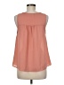 Lily White Orange Sleeveless Blouse Size M - photo 2