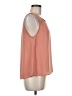 Lily White Orange Sleeveless Blouse Size M - photo 4
