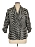 Roz & Ali Polka Dots Black Blazer Size 14 - photo 1