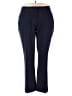 Rafaella Solid Blue Dress Pants Size 16W - photo 1