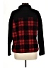 Seven7 100% Polyester Plaid Red Pullover Sweater Size M - photo 2