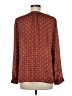 Roz & Ali 100% Polyester Red Long Sleeve Blouse Size M - photo 2