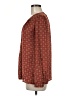 Roz & Ali 100% Polyester Red Long Sleeve Blouse Size M - photo 5