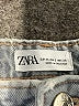 Zara Chevron-herringbone Gray Jeans Size 2 - photo 4