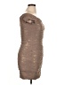 Brat Star 100% Polyester Metallic Brown Cocktail Dress Size XL - photo 4