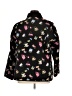 Maggie Barnes 100% Polyester Print Black Jacket Size 1X - photo 2