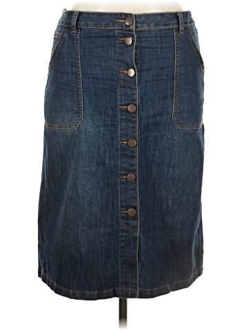 C established 1946 Denim Skirt (view 1)