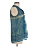 Old Navy 100% Polyester Blue Sleeveless Blouse Size M - photo 4