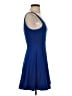 Express Solid Blue Cocktail Dress Size XS - photo 4