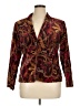 Neiman Marcus Paisley Burgundy Blazer Size 16 - photo 1