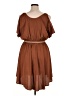 XOXO Solid Brown Casual Dress Size XL - photo 2