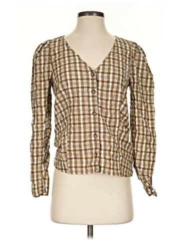 Madewell Westover Top in Sandown Plaid (view 1)