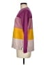 Lands' End 100% Cotton Color Block Purple Pullover Sweater Size M - photo 5