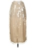 Old Navy 100% Polyester Metallic Silver Formal Skirt Size S - photo 2