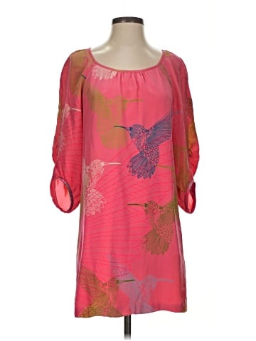 Tibi 3/4 Sleeve Silk Top (view 1)