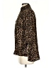 MICHAEL Michael Kors Animal Print Brown Long Sleeve Blouse Size P (petite) - photo 5