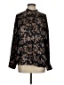 Vince. 100% Silk Black Long Sleeve Silk Top Size S - photo 1