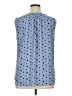 Talbots 100% Polyester Blue Sleeveless Blouse Size XL - photo 2