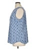 Talbots 100% Polyester Blue Sleeveless Blouse Size XL - photo 5