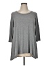 Cupio Gray 3/4 Sleeve T-Shirt Size 1X - photo 1
