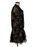 Dizzy Lizzy 100% Polyester Paisley Black Casual Dress Size M - photo 4