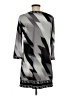 BCBGMAXAZRIA Graphic Gray Casual Dress Size M - photo 2