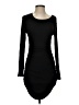 Unbranded Solid Black Casual Dress Size S - photo 1