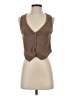 Assorted Brands 100% Polyester Brown Sleeveless Blouse Size XS - photo 1