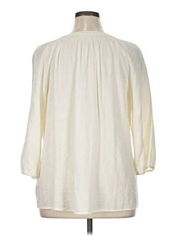 St. John's Bay 3/4 Sleeve Blouse (view 2)
