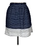 Alya 100% Polyester Stripes Blue Casual Skirt Size L - photo 1