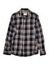 Wrangler Jeans Co 100% Cotton Plaid Blue Long Sleeve Button-Down Shirt Size M (kids) - photo 1