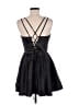Unbranded 100% Polyester Solid Black Cocktail Dress Size 8 - photo 2