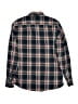 Wrangler Jeans Co 100% Cotton Plaid Blue Long Sleeve Button-Down Shirt Size M (kids) - photo 2