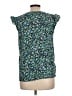 Ann Taylor LOFT Outlet Green Sleeveless Blouse Size L - photo 2