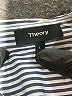 Theory 100% Cotton Stripes Silver Long Sleeve Button-Down Shirt Size L - photo 7