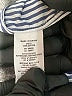 Theory 100% Cotton Stripes Silver Long Sleeve Button-Down Shirt Size L - photo 8