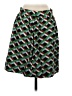 J.Crew 100% Silk Argyle Green Silk Skirt Size 4 - photo 2