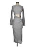 Shein Metallic Gray Cocktail Dress Size S - photo 1