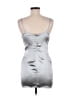 Glamorous Metallic Silver Cocktail Dress Size 6 - photo 2