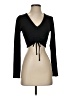 Nasty Gal Inc. Black Long Sleeve Top Size S - photo 1